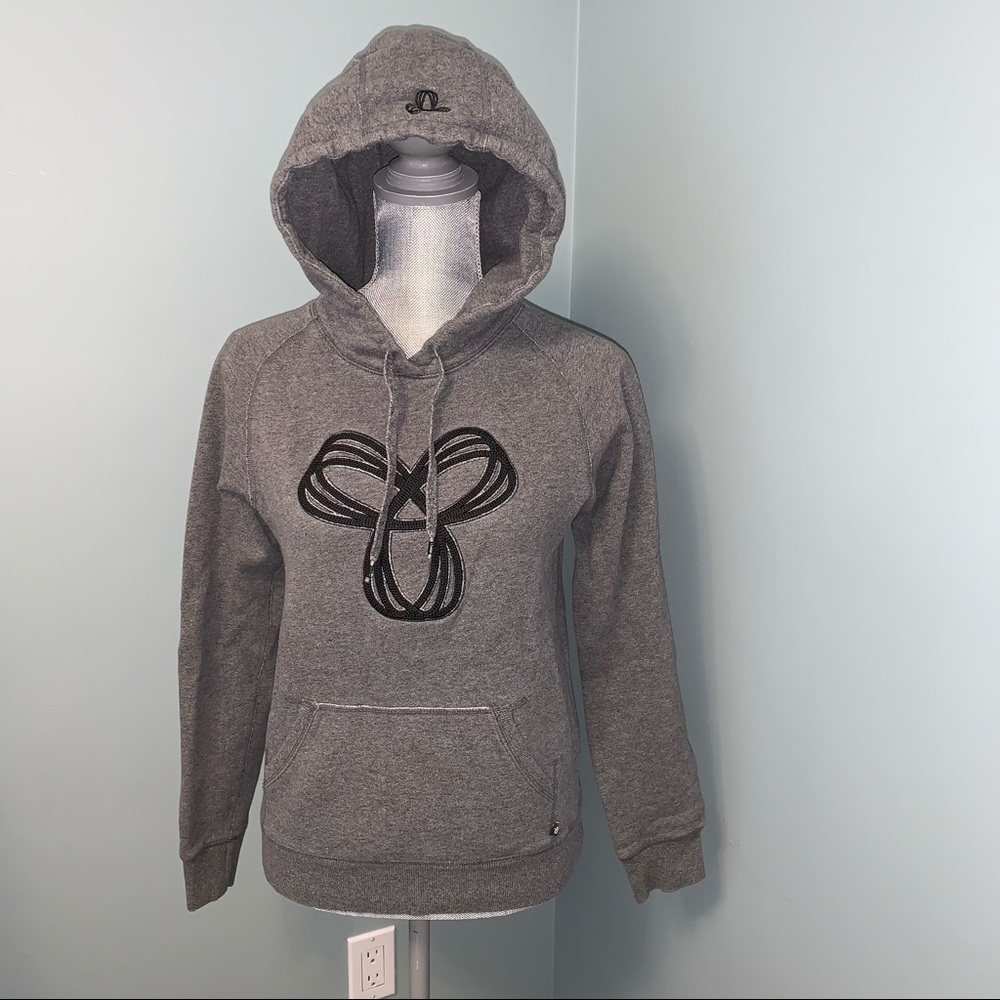 TNA Grey pullover Hoodie Womens size small Aritzia long sleeve streetwear